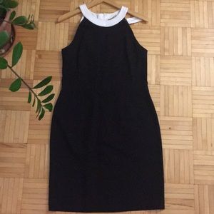 Black and white mod cocktail dress